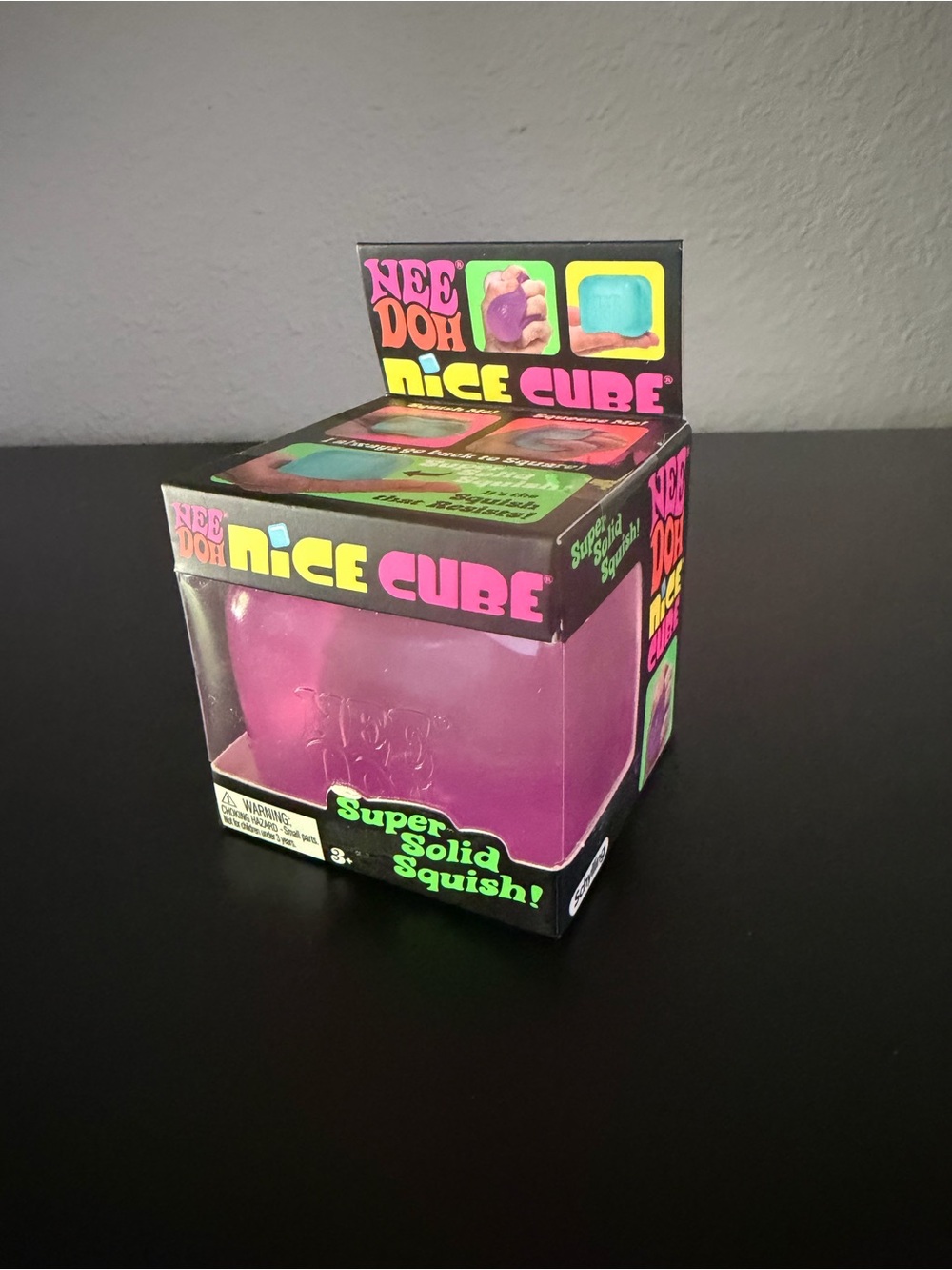 NeeDoh Nice Cube Squishy Toy - Purple